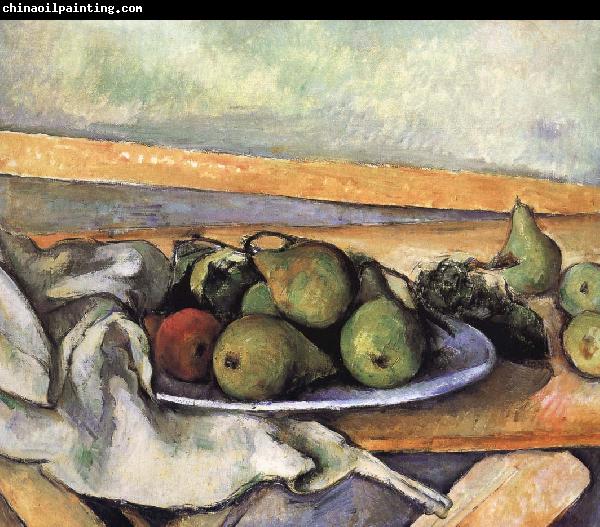 Paul Cezanne plate of pears