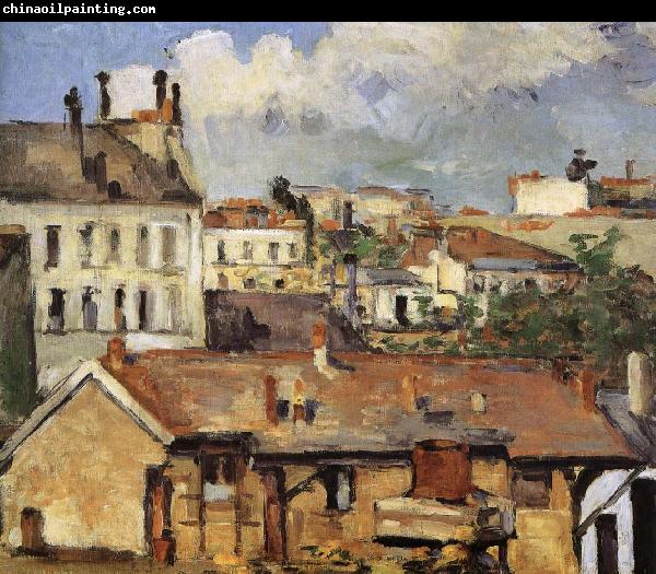 Paul Cezanne rooftop