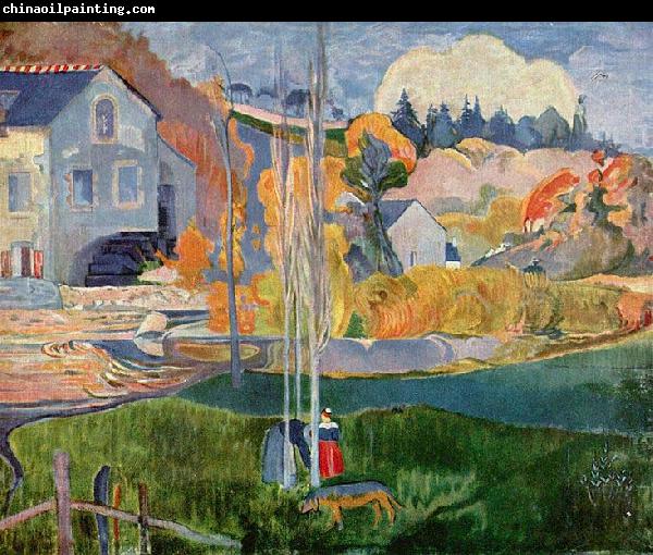 Paul Gauguin Watermill in Pont Aven