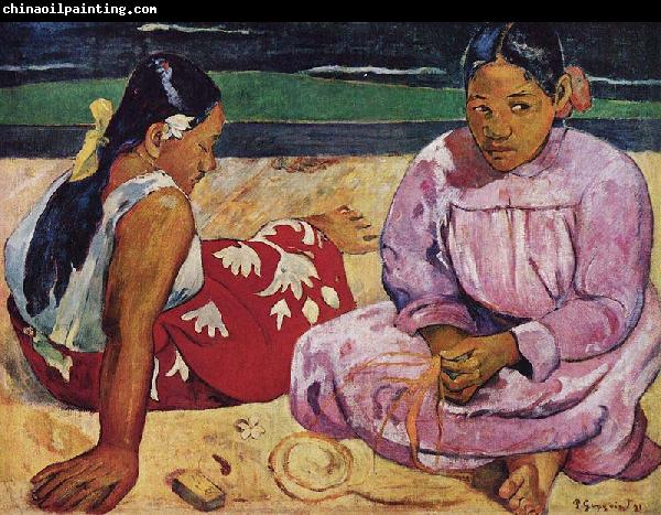 Paul Gauguin Tahitian Women on the Beach