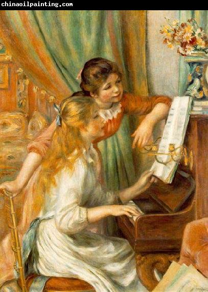 Pierre-Auguste Renoir Girls at the Piano,