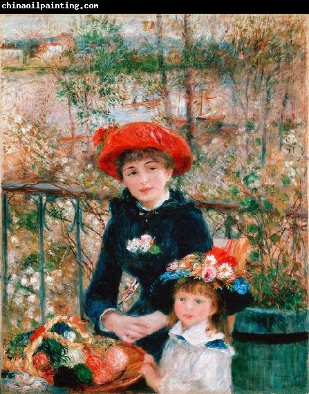 Pierre-Auguste Renoir On the Terrace,