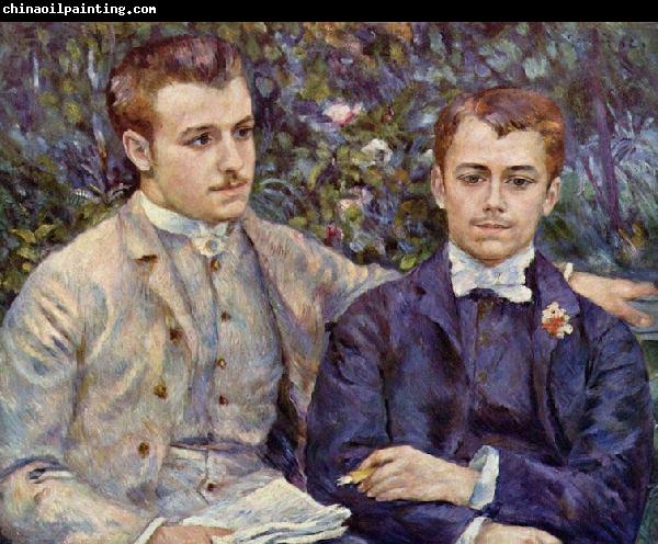 Pierre-Auguste Renoir Portrait of Charles and Georges Durand Ruel,