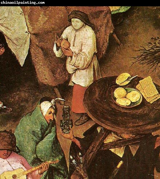 Pieter Bruegel detalj fran fastlagens strid med fastan