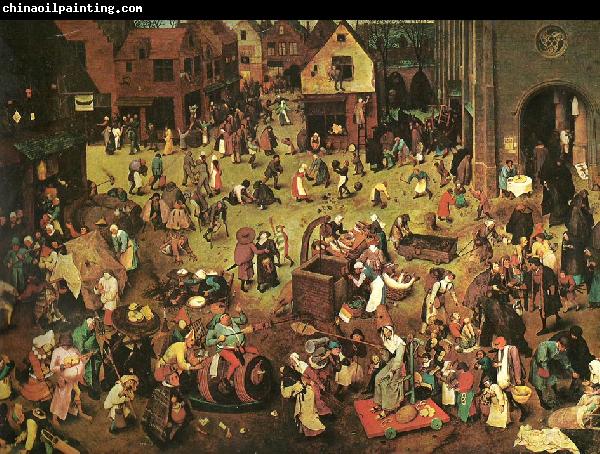 Pieter Bruegel fastlagens strid med fastan