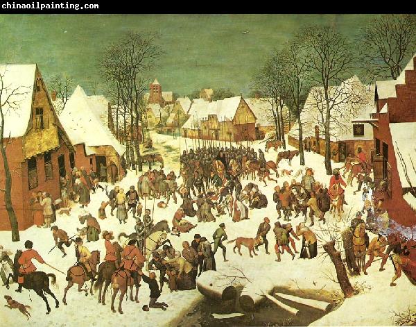 Pieter Bruegel barnamorden i betlehem.