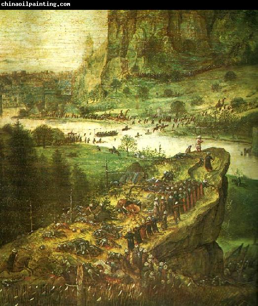 Pieter Bruegel detalj fran  sauls sjalvmord