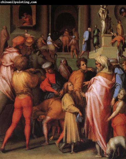 Pontormo Joseph sold to poor Botticelli