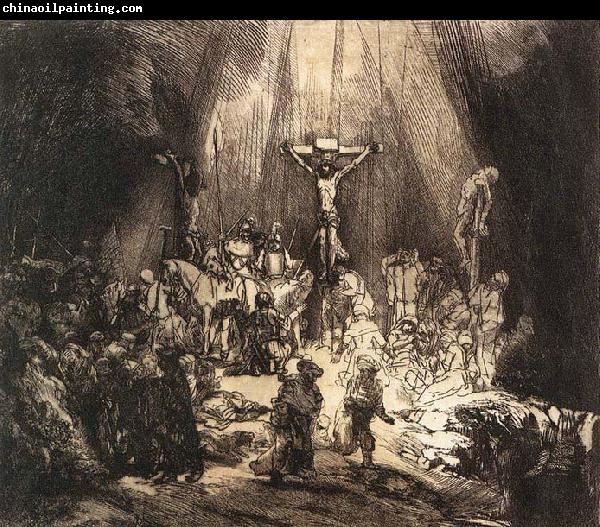 REMBRANDT Harmenszoon van Rijn The Three Crosses