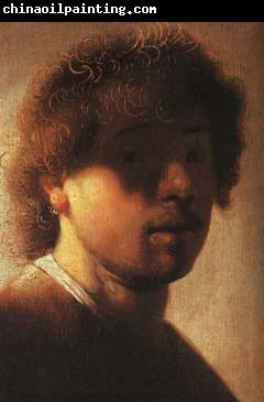 REMBRANDT Harmenszoon van Rijn A young Rembrandt