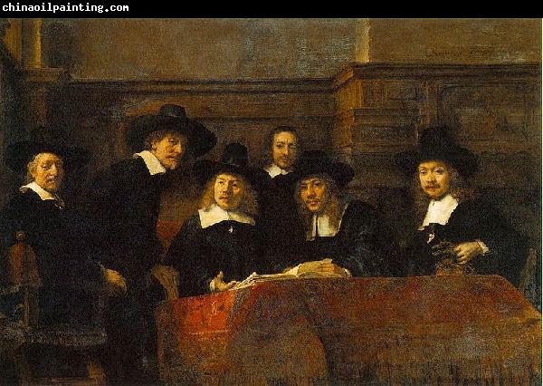 REMBRANDT Harmenszoon van Rijn The Syndics of the Clothmakers Guild,