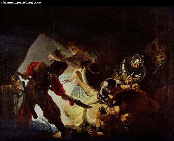 REMBRANDT Harmenszoon van Rijn The Blinding of Samson,