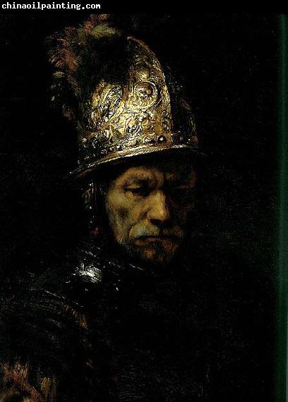 REMBRANDT Harmenszoon van Rijn Man in a Golden helmet, Berlin