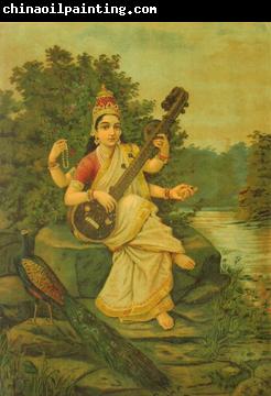 Raja Ravi Varma Saraswati