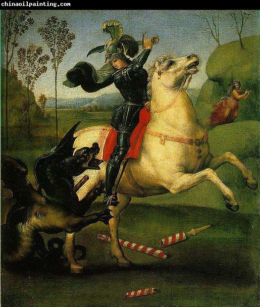 Raphael Saint George and the Dragon, a small work