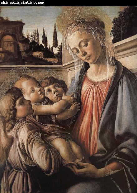 Sandro Botticelli Our Lady of Angels with the two sub