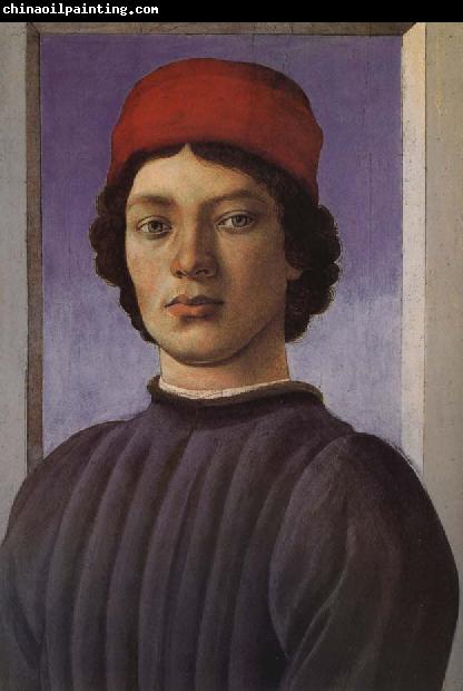 Sandro Botticelli Light blue background as the men