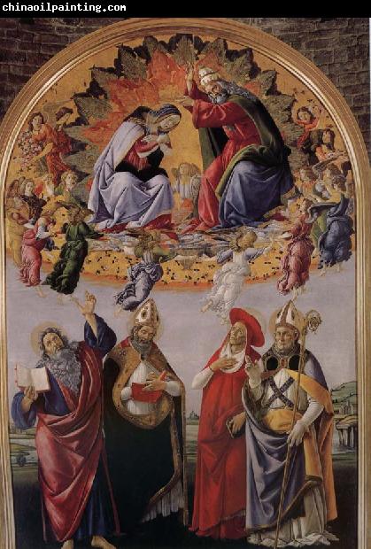 Sandro Botticelli Our Lady of Angels and the public