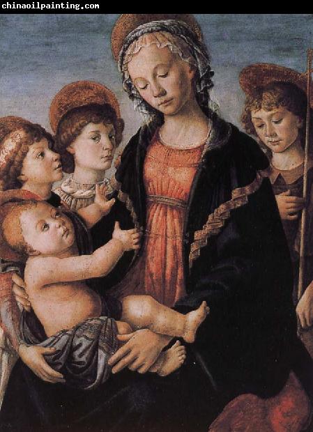 Sandro Botticelli Our Lady of Angels with the two sub