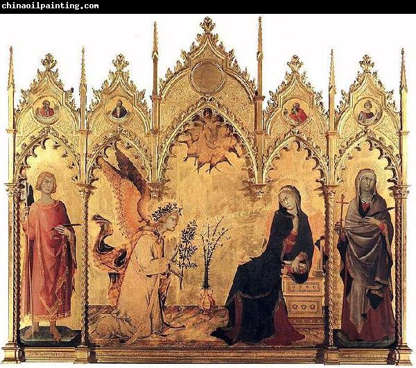 Simone Martini The Annunciation with St. Margaret and St. Asano,