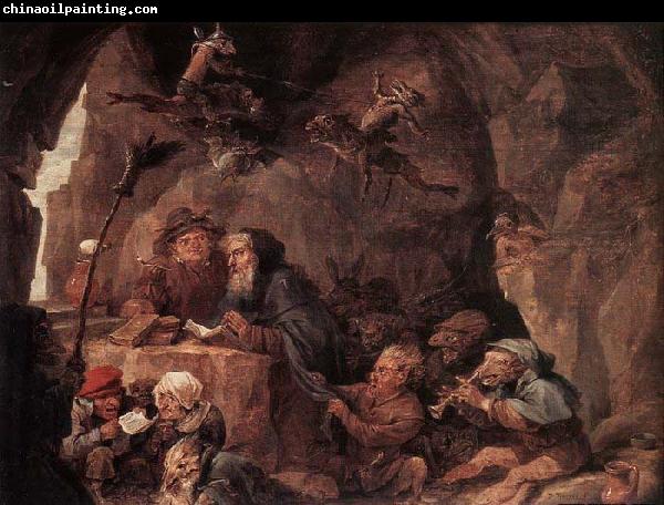 TENIERS, David the Younger Temptation of St Anthony