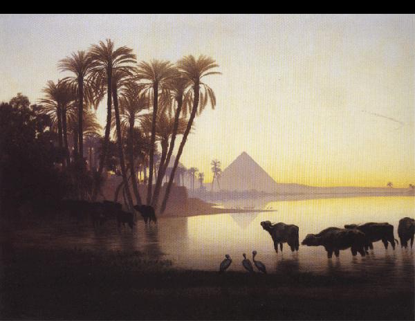 Theodore Frere Along the Nile at Giza