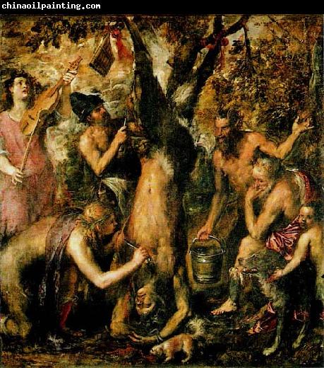 Titian The Flaying of Marsyas, little known until recent decades