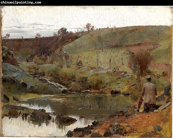 Tom roberts A quiet day on Darebin Creek