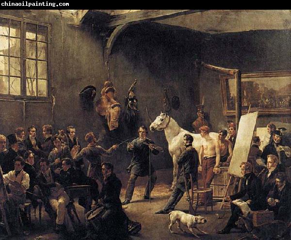 VERNET, Claude-Joseph The Artist's Studio