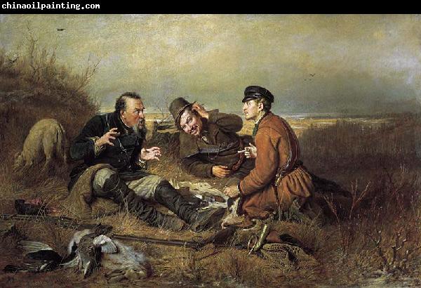 Vasily Perov The Hunters at Rest