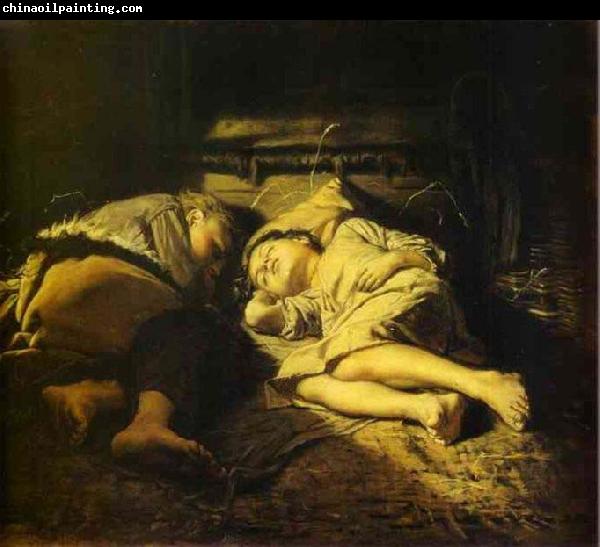 Vasily Perov Sleeping children