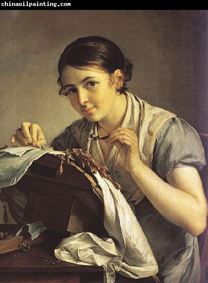 Vasily Tropinin The Lace Maker,