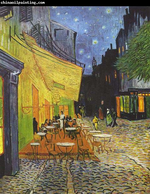 Vincent Van Gogh The CafeTerrace on the Place du Forum, Arles, at Night September