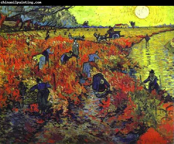 Vincent Van Gogh The Red Vineyard