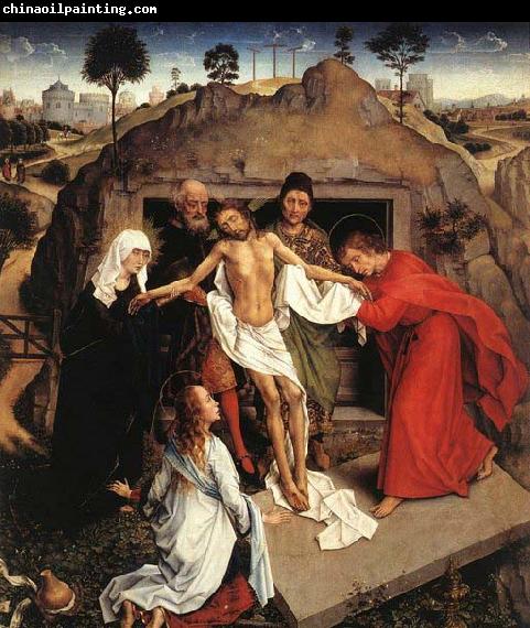 WEYDEN, Rogier van der Entombment of Christ