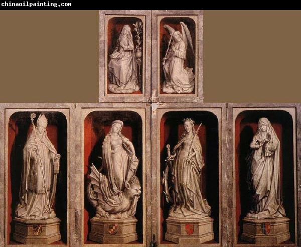 WEYDEN, Rogier van der Wing of a Carved Altar