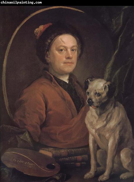 William Hogarth The artist and his dog