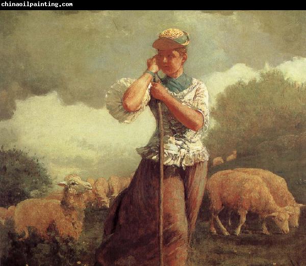 Winslow Homer Shepherdess