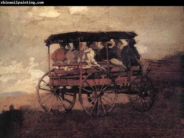 Winslow Homer Hakusan carriage and Streams