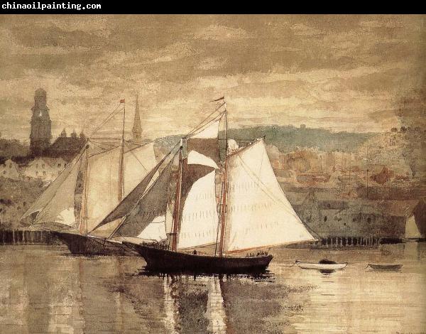 Winslow Homer Glastre Bay Yacht