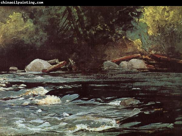 Winslow Homer Hudson River Rapids