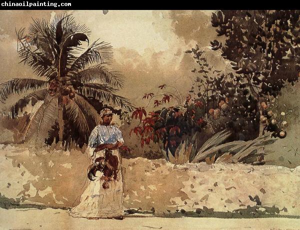 Winslow Homer The way to the market