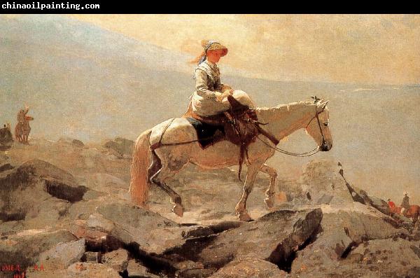 Winslow Homer Hakusan in horse riding trails