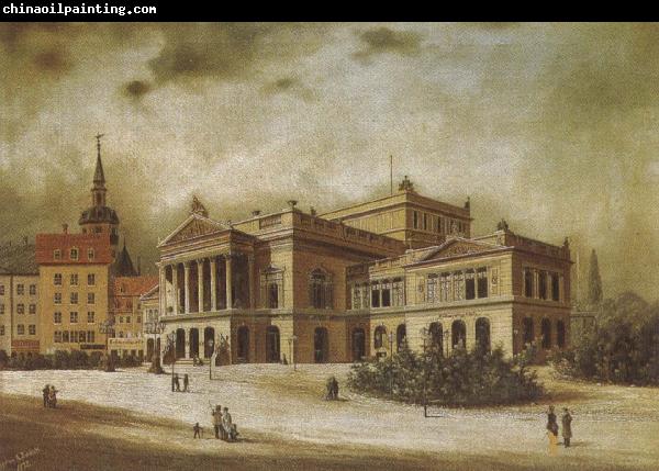 arthur o shaughnessy the leipzig opera house in the augstusplatz