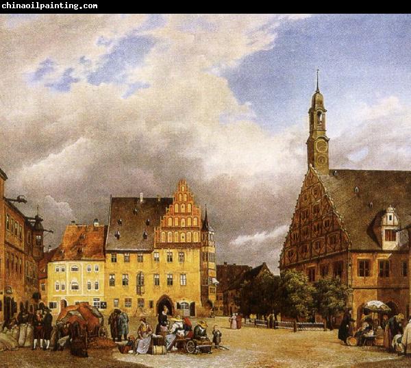 johannes brahms the market place zwickau, where schumann was born