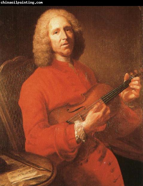 rameau jean philippe rameau with his violin, a famous portrait by joseph aved