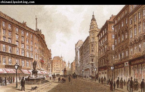 richard wagner the graben, one of the principal streets in vienna