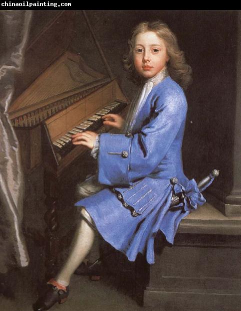 samuel pepys an 18th century painting of young man playing the spinet by jonathan richardson