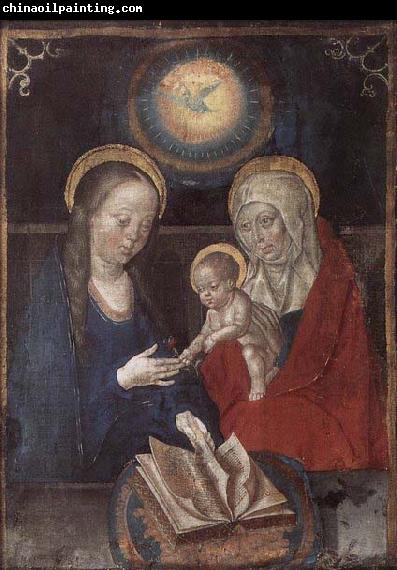 unknow artist Virgin and Child with St Anne