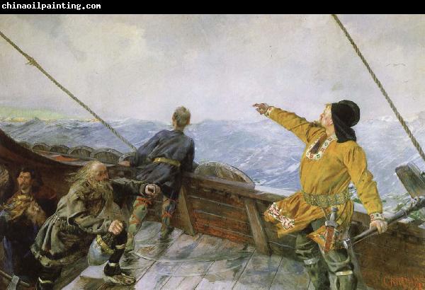 unknow artist leif erikson upptacker amerika